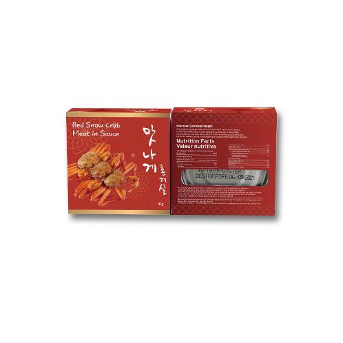 Canned red snowcrab meat